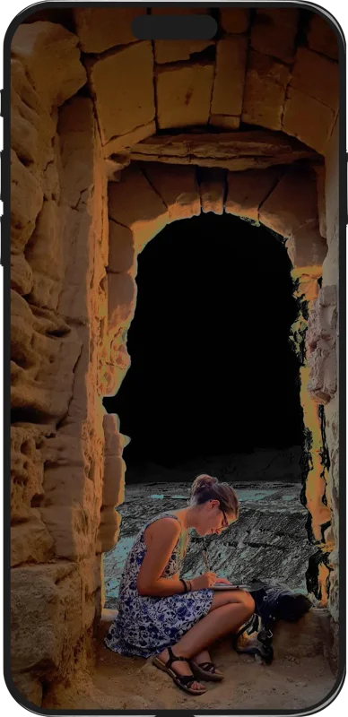 Phone screen design showcase